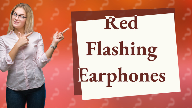 Red Flashing Earphones