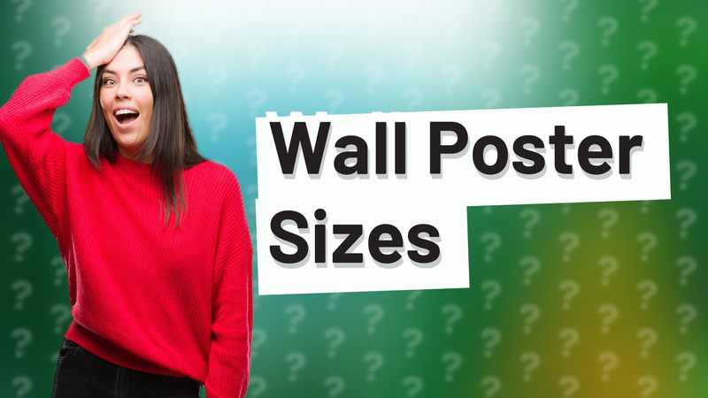 Wall Poster Sizes