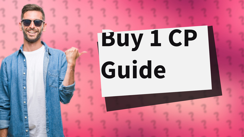 Buy 1 CP Guide