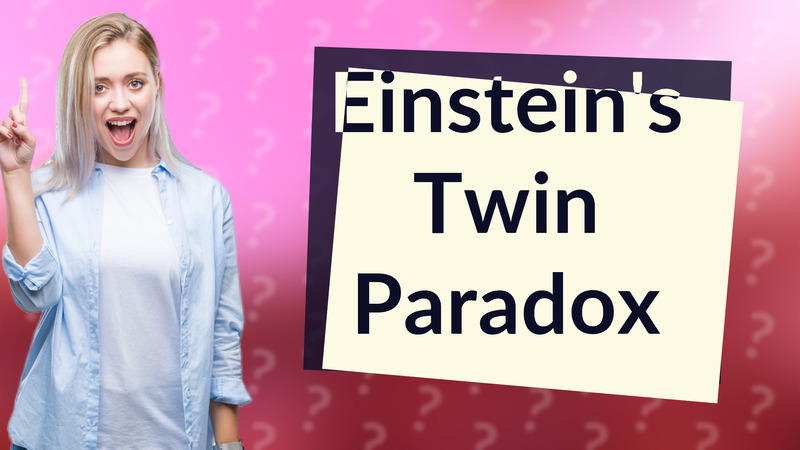 Einstein's Twin Paradox