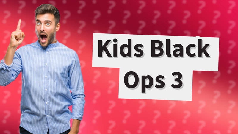 Kids Black Ops 3