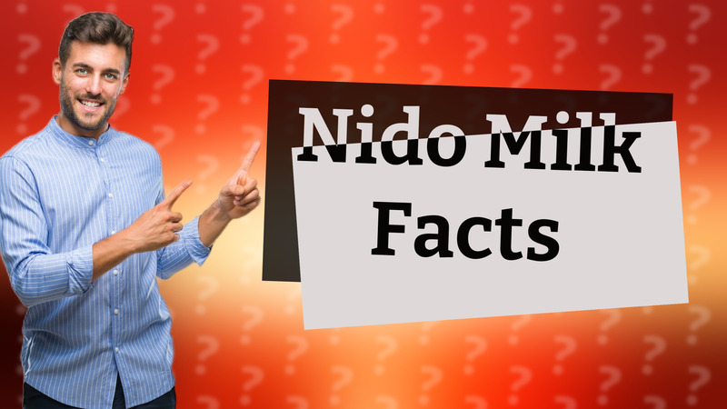 Nido Milk Facts