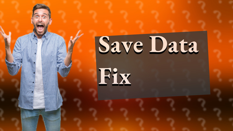 Save Data Fix