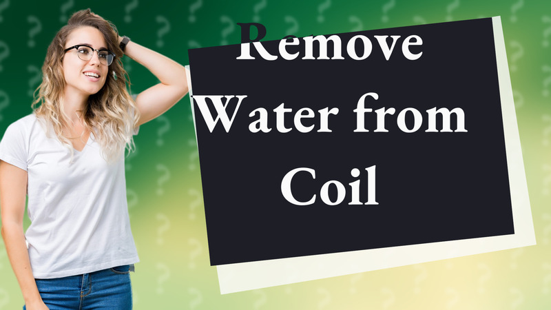 Remove Water from Coil