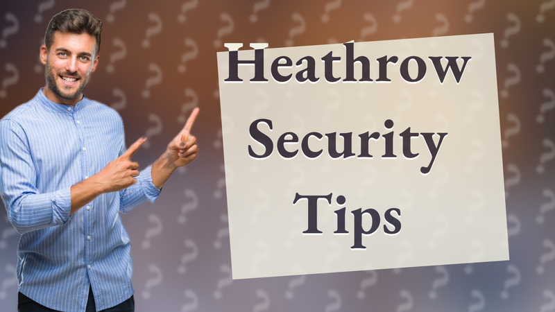 Heathrow Security Tips