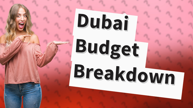 Dubai Budget Breakdown