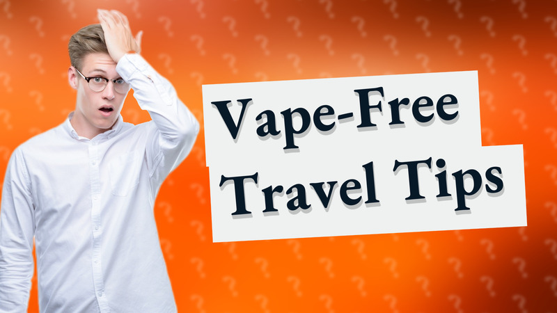 Vape-Free Travel Tips