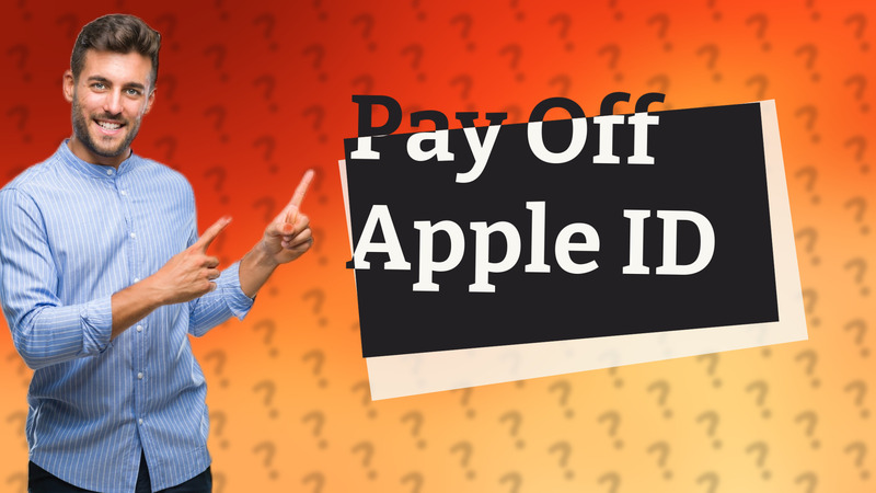 Pay Off Apple ID