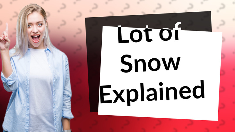 Lot of Snow Explained