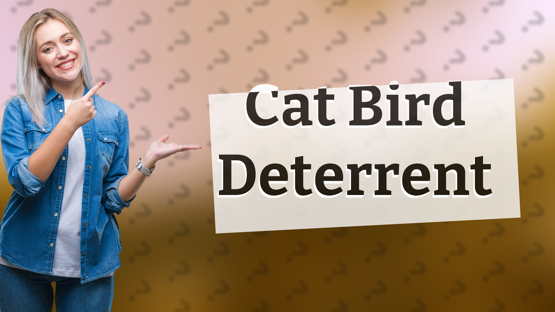 Cat Bird Deterrent