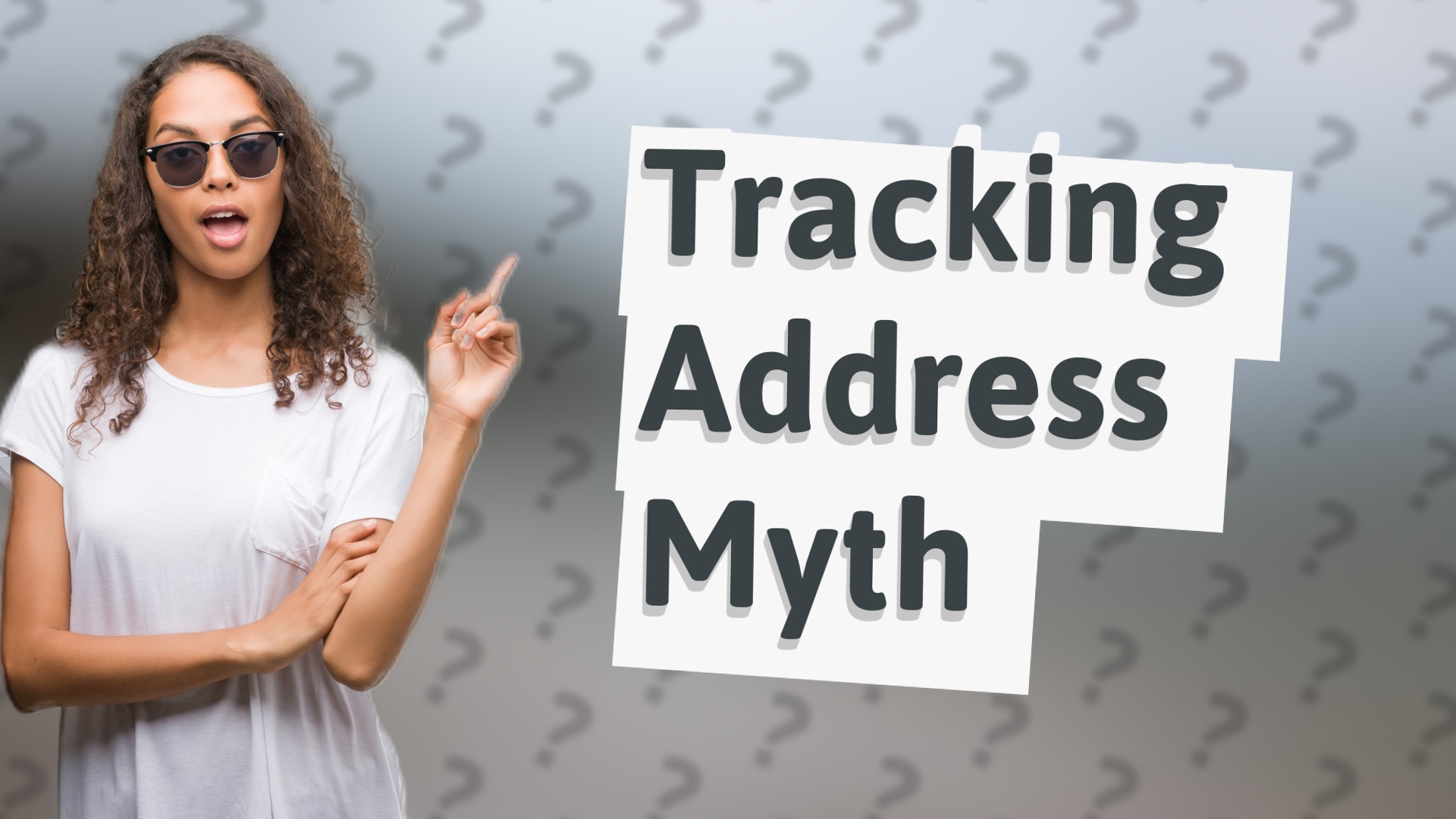 Tracking Address Myth