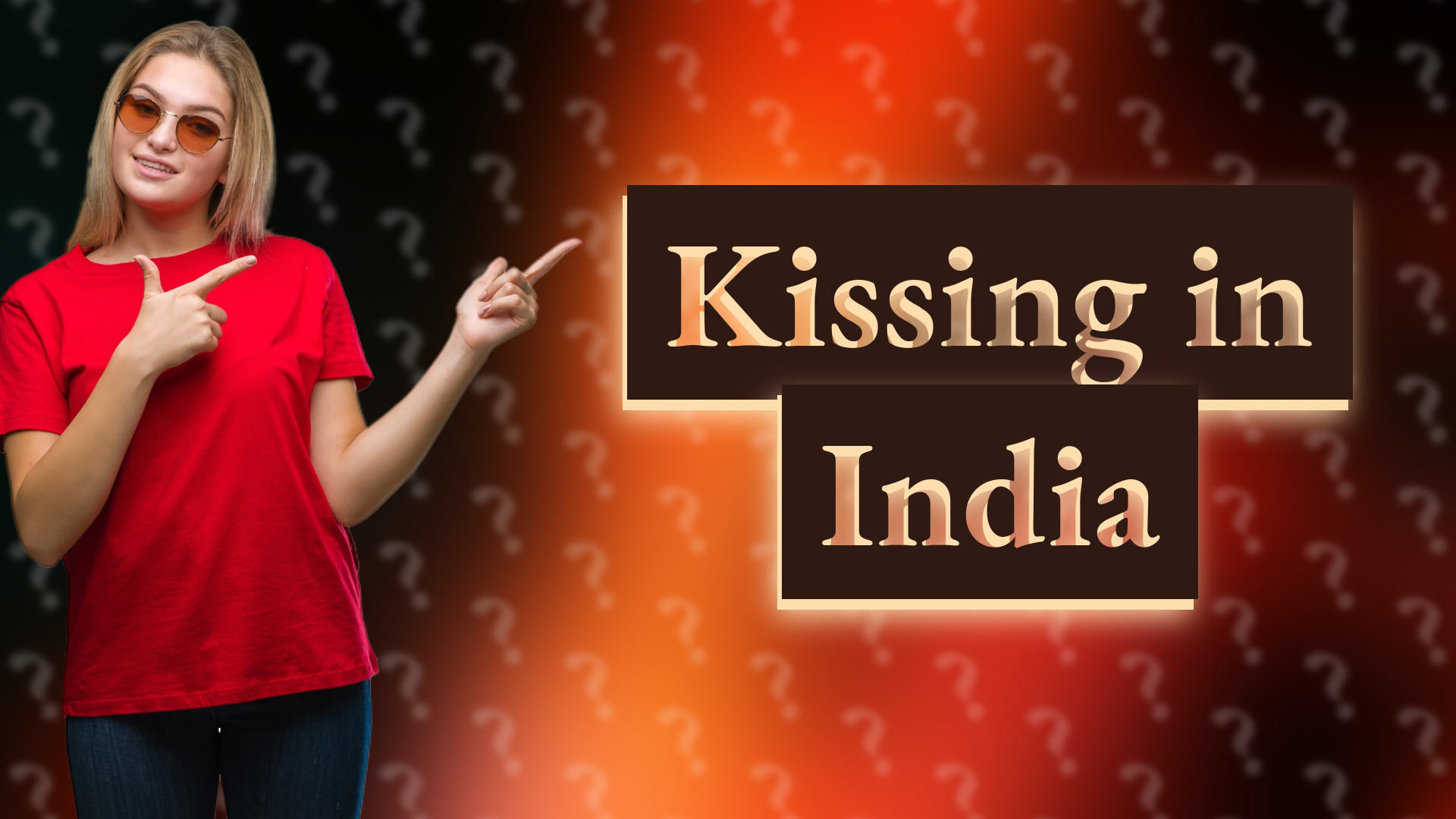 Kissing in India