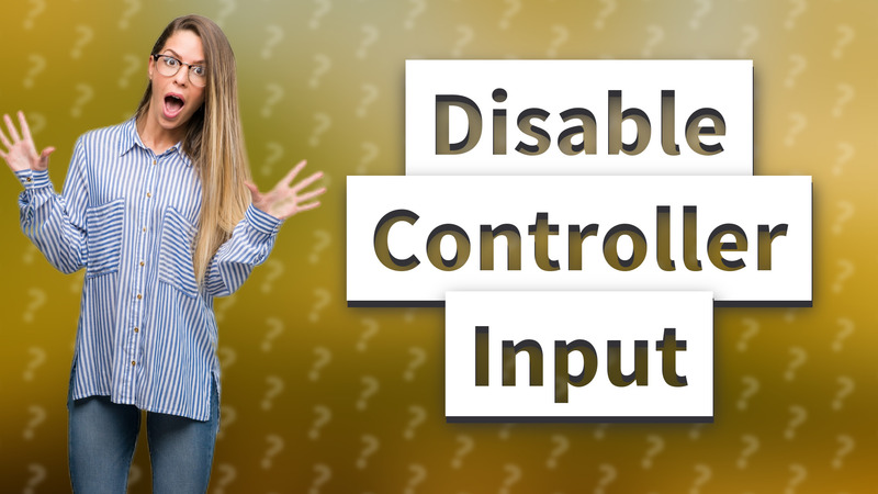 Disable Controller Input