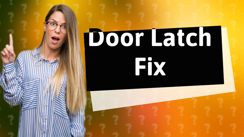 Door Latch Fix