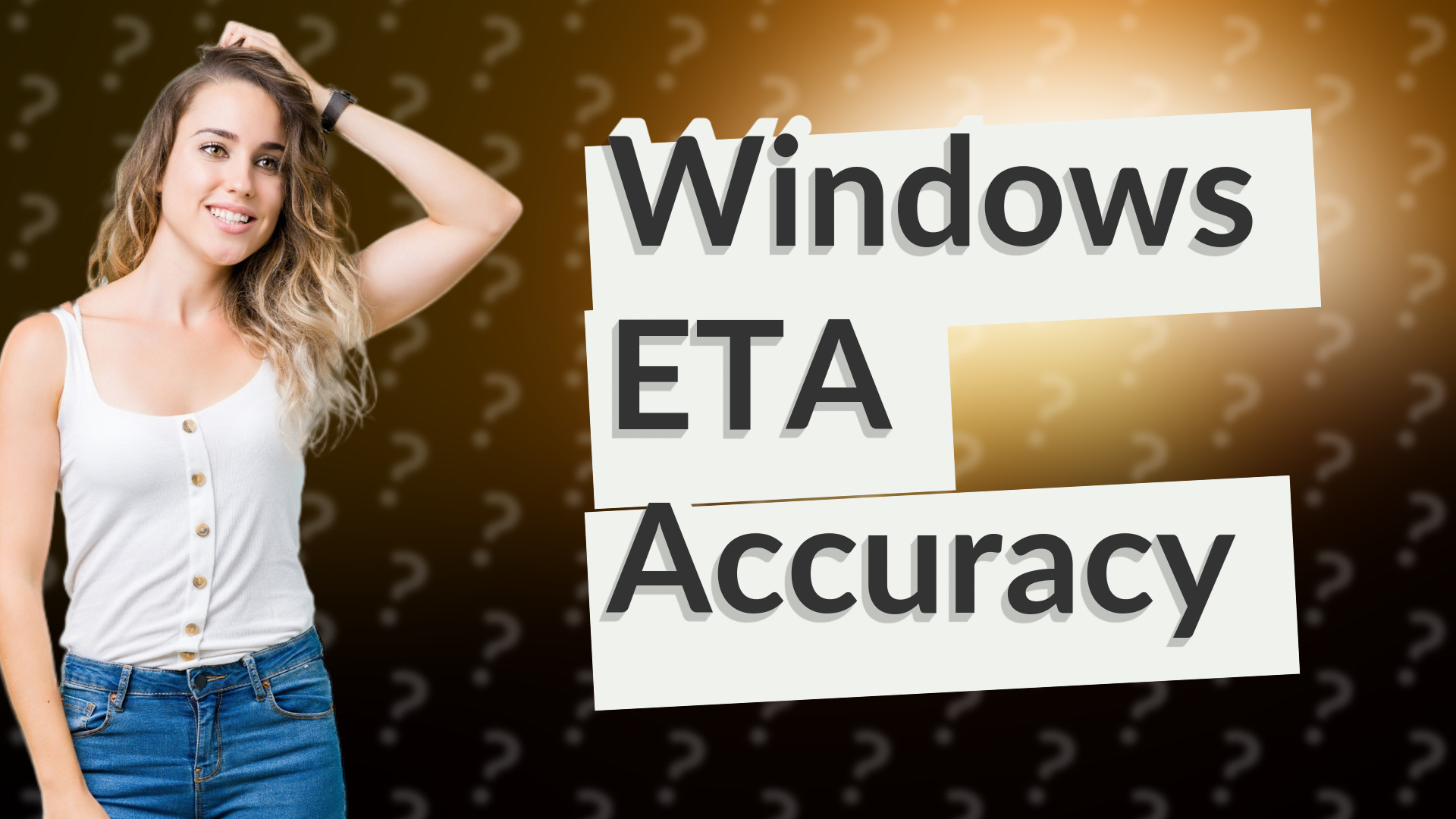 Windows ETA Accuracy