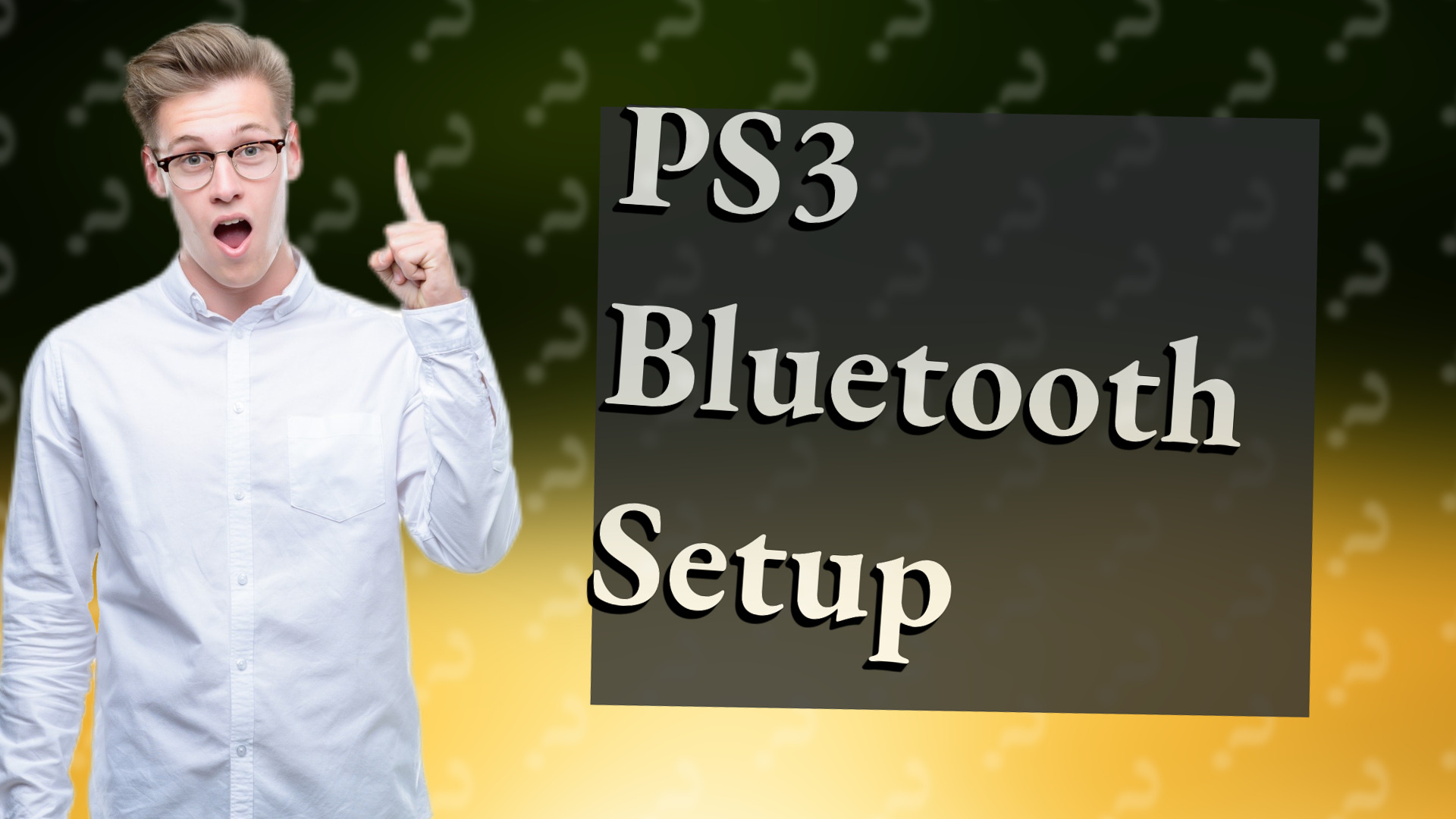 PS3 Bluetooth Setup