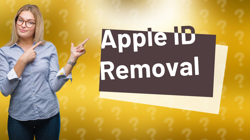 Apple ID Removal
