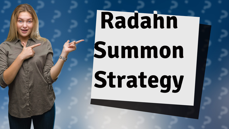 Radahn Summon Strategy