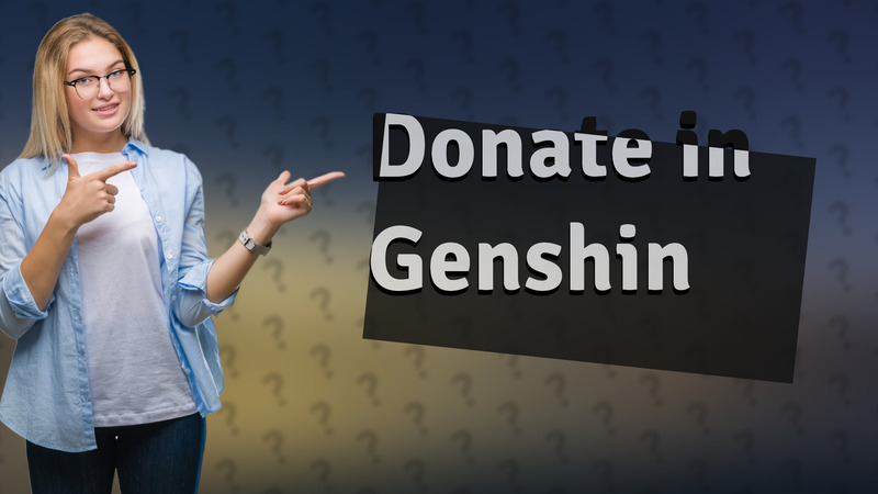 Donate in Genshin