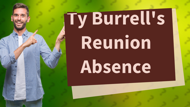 Ty Burrell's Reunion Absence