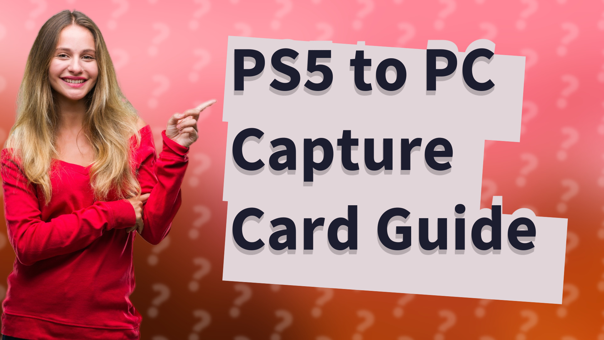 PS5 to PC Capture Card Guide
