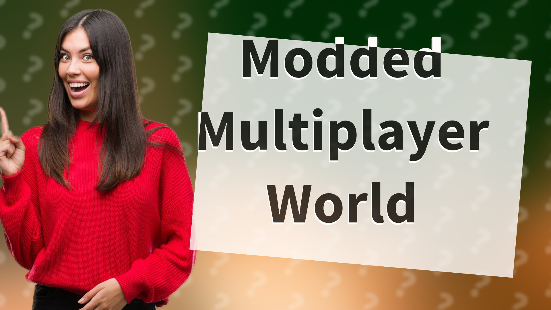Modded Multiplayer World