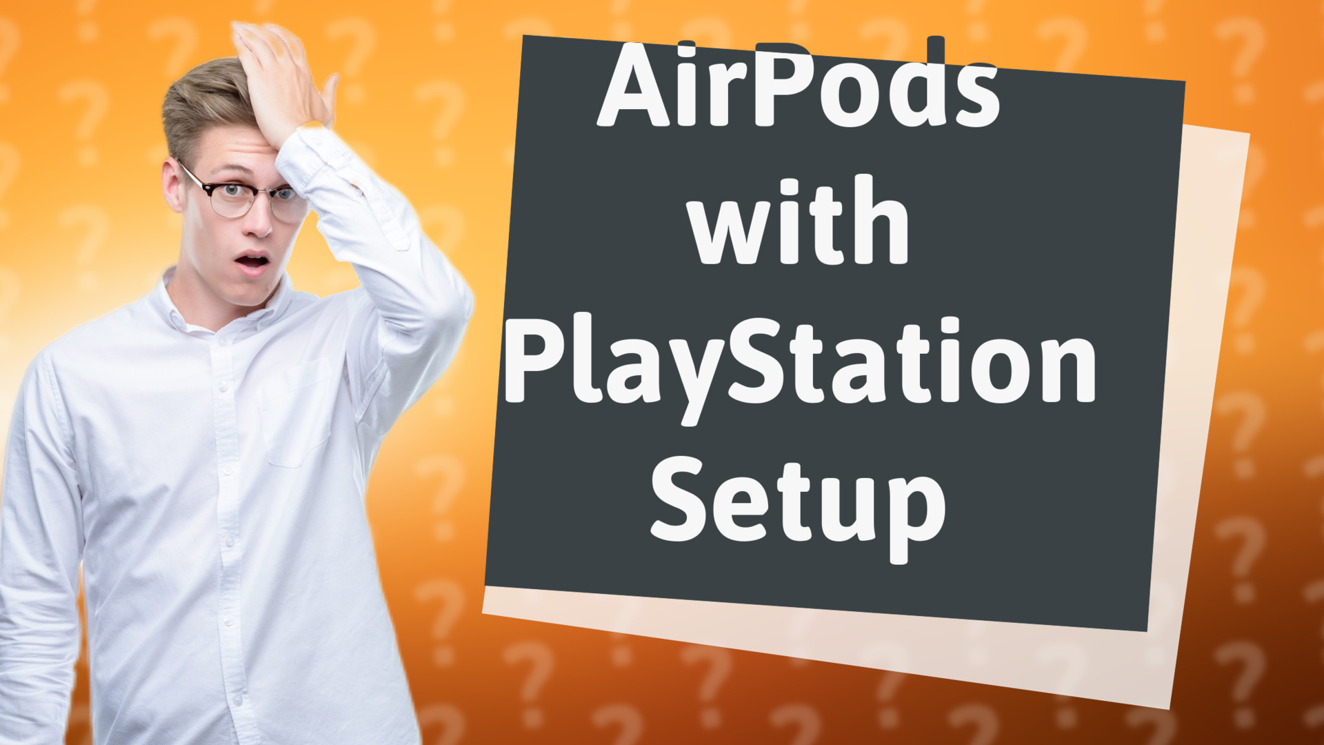 AirPods with PlayStation Setup