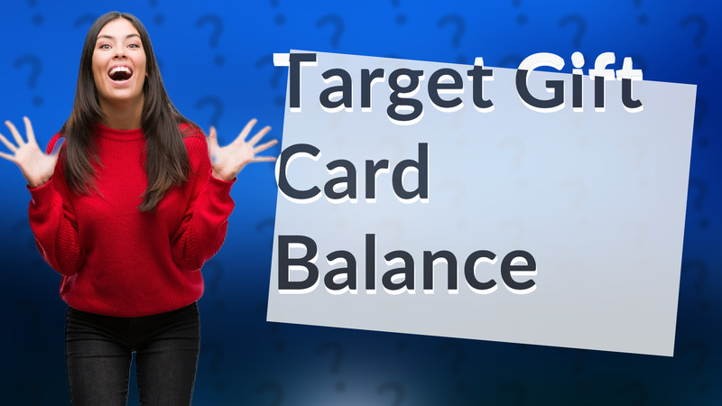 Target Gift Card Balance