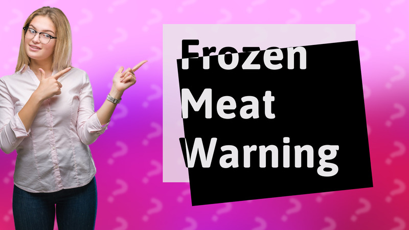 Frozen Meat Warning