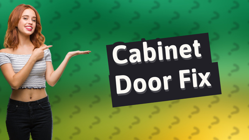 Cabinet Door Fix