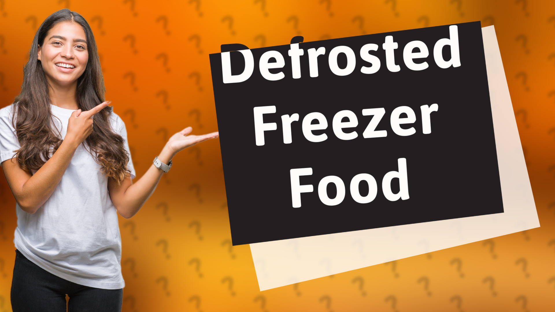 Defrosted Freezer Food