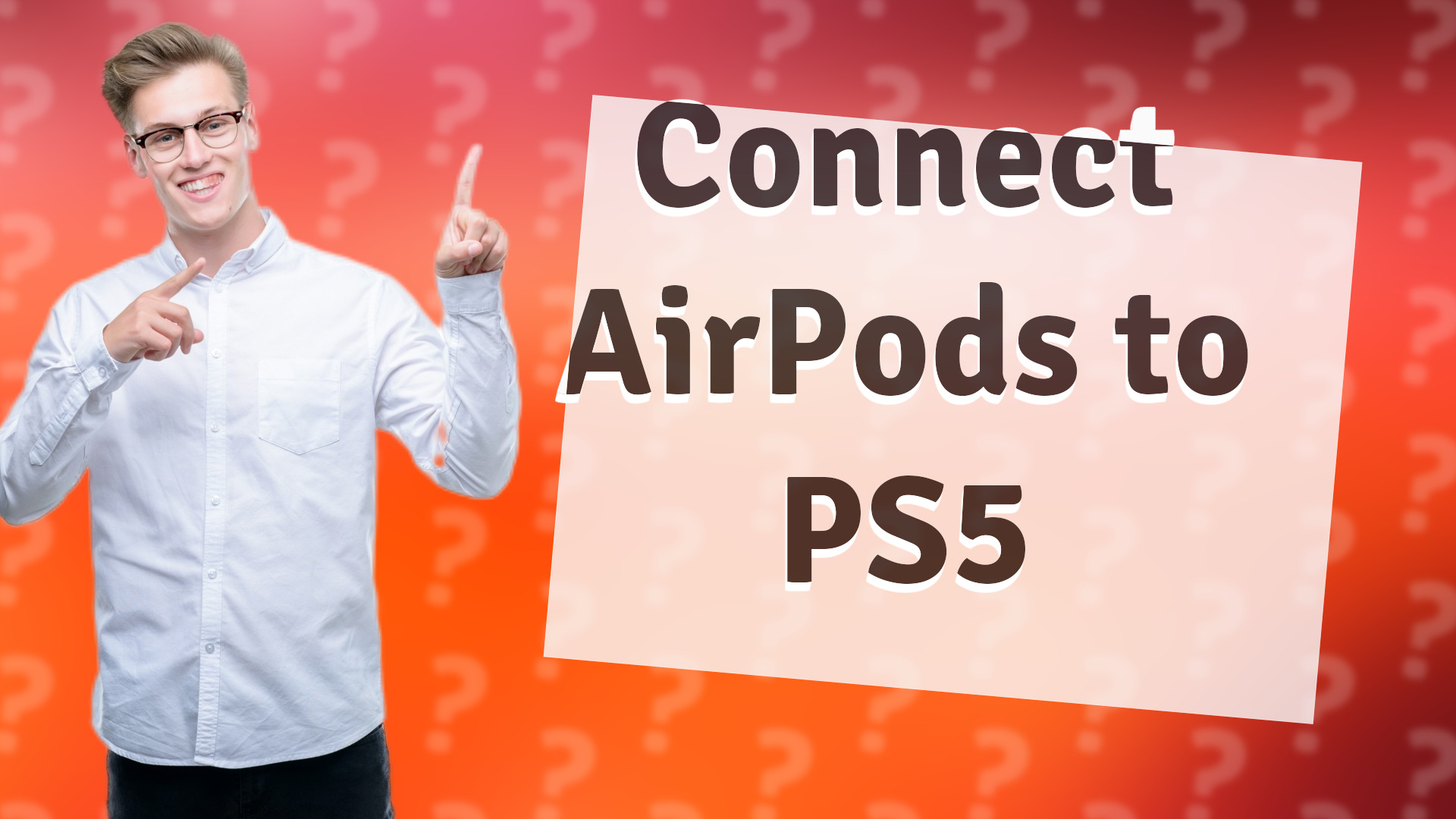 Connect AirPods to PS5