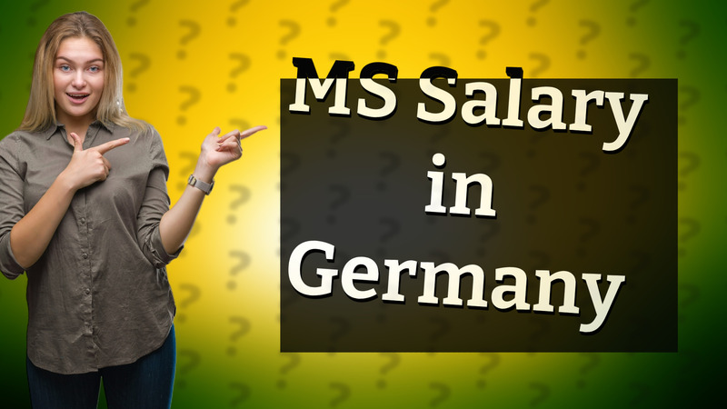 MS Salary in Germany