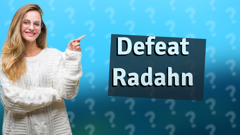 Defeat Radahn