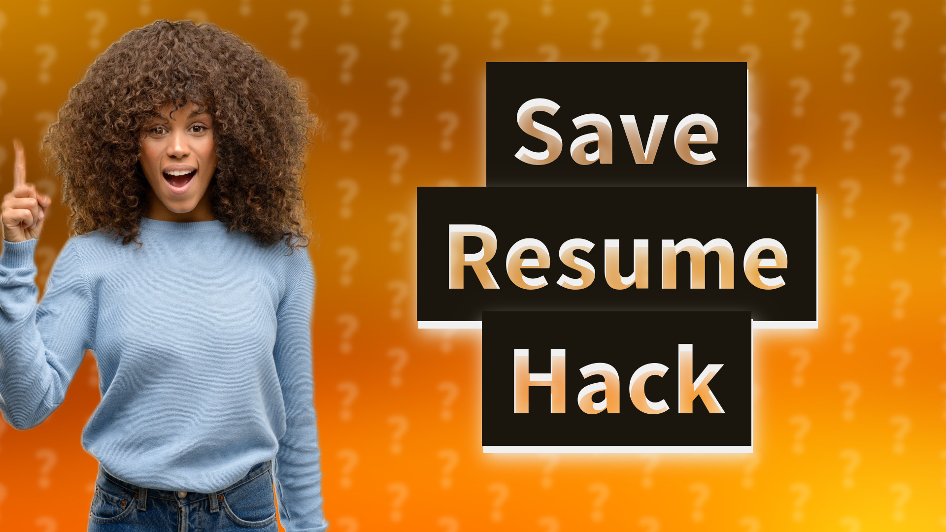 Save Resume Hack