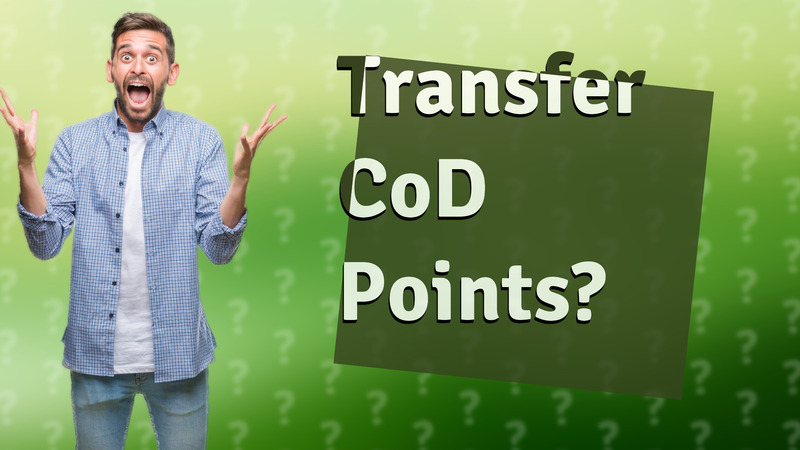 Transfer CoD Points?