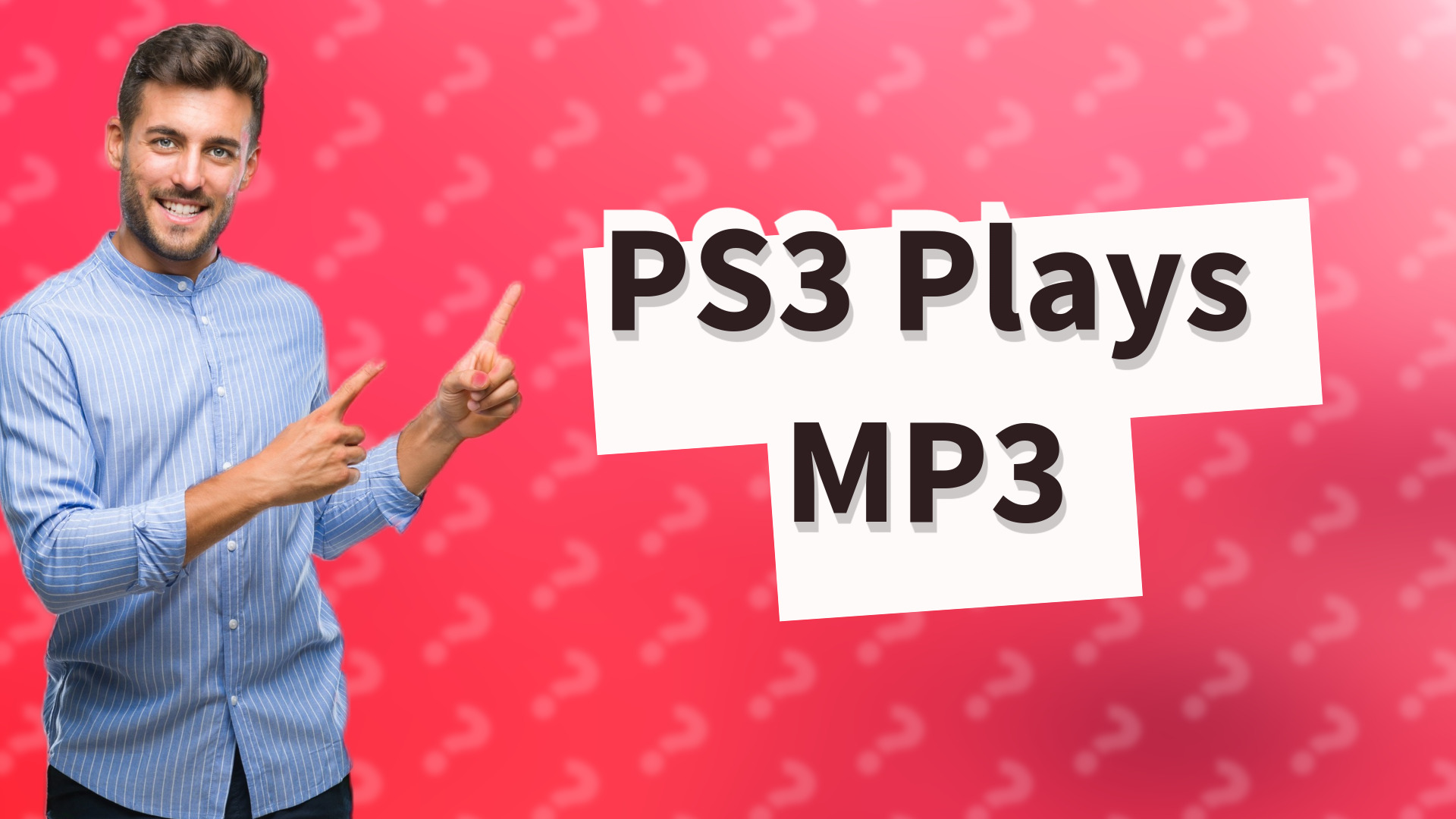 PS3 Plays MP3