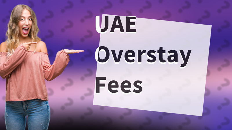UAE Overstay Fees