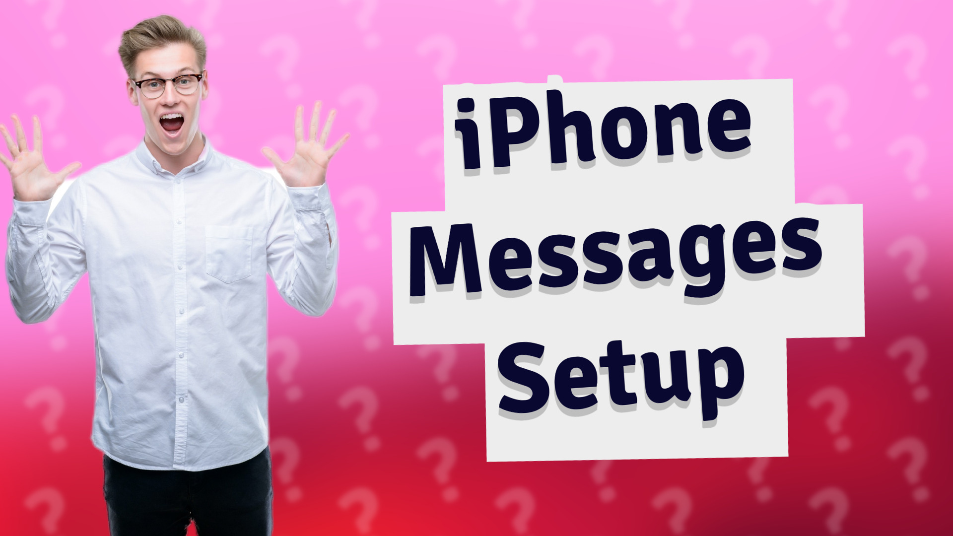 iPhone Messages Setup
