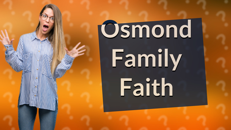 Osmond Family Faith