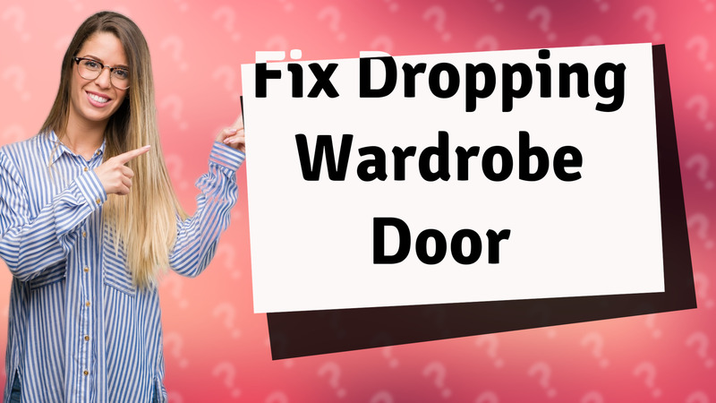 Fix Dropping Wardrobe Door