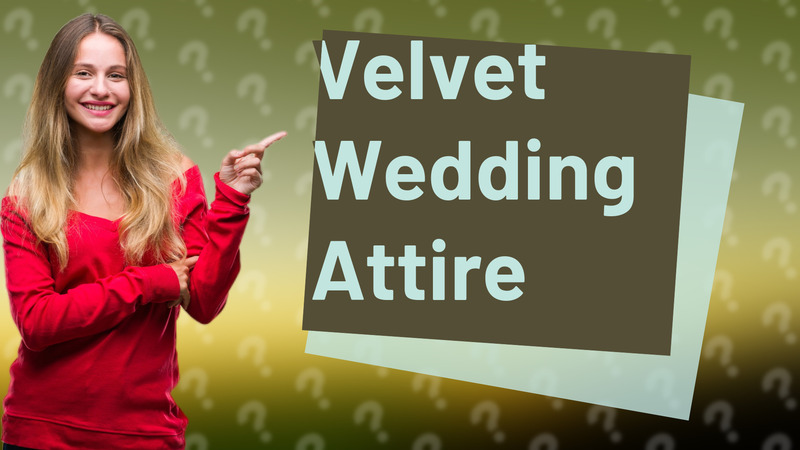 Velvet Wedding Attire