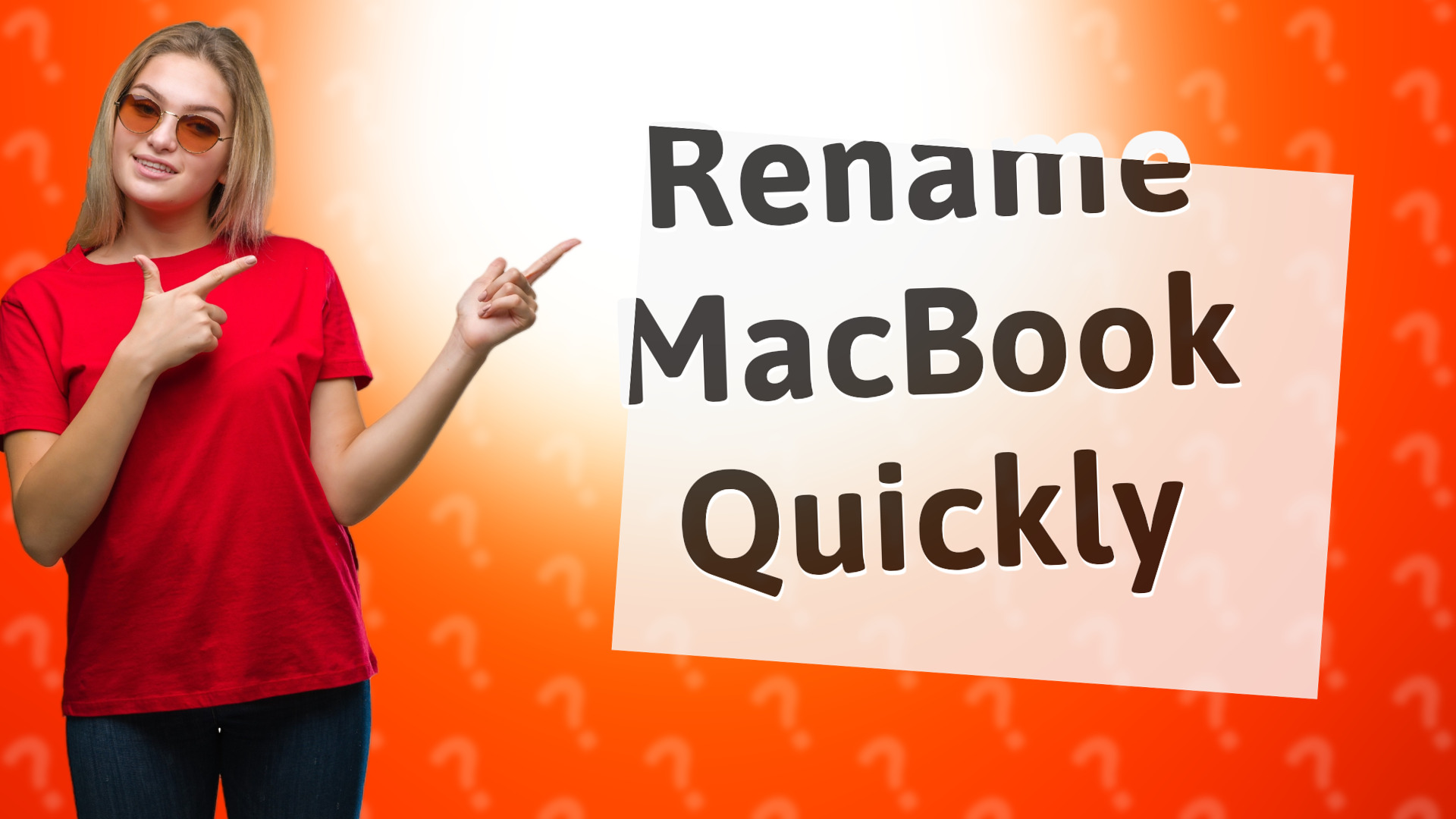 Rename MacBook Quickly