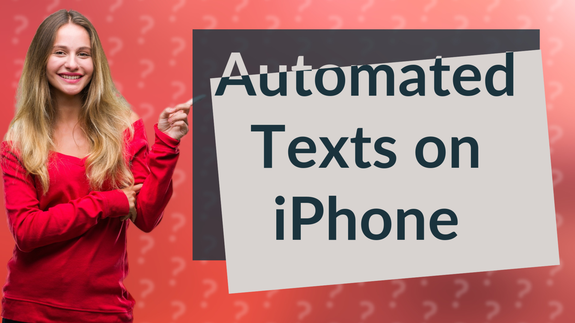 Automated Texts on iPhone