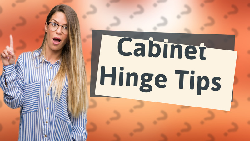 Cabinet Hinge Tips