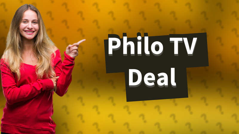 Philo TV Deal