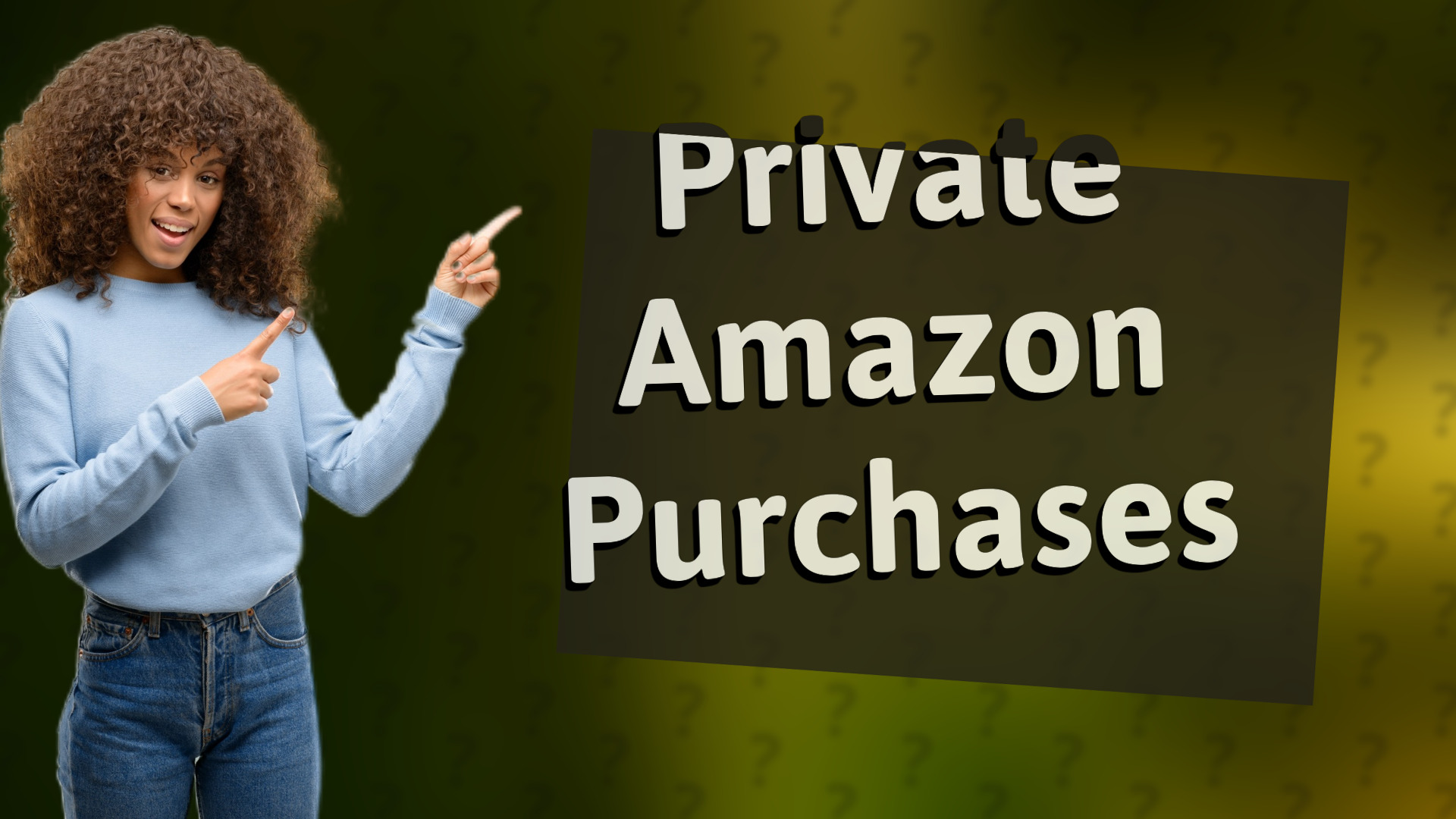 Private Amazon Purchases