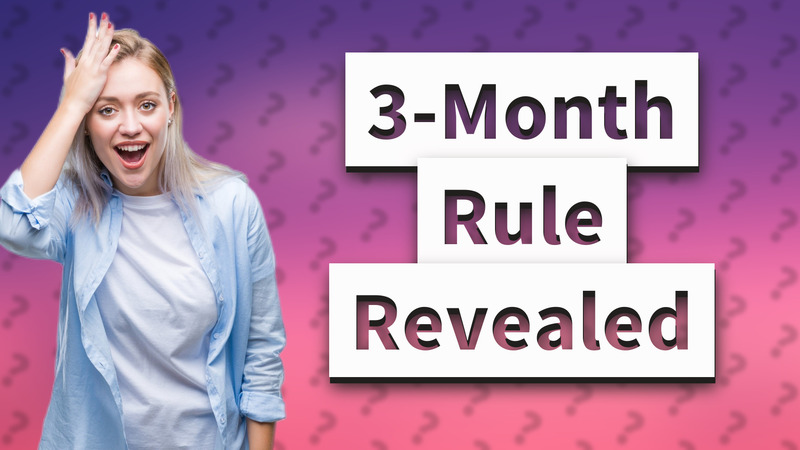3-Month Rule Revealed