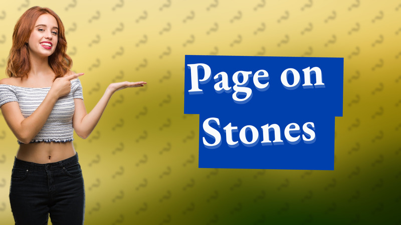 Page on Stones