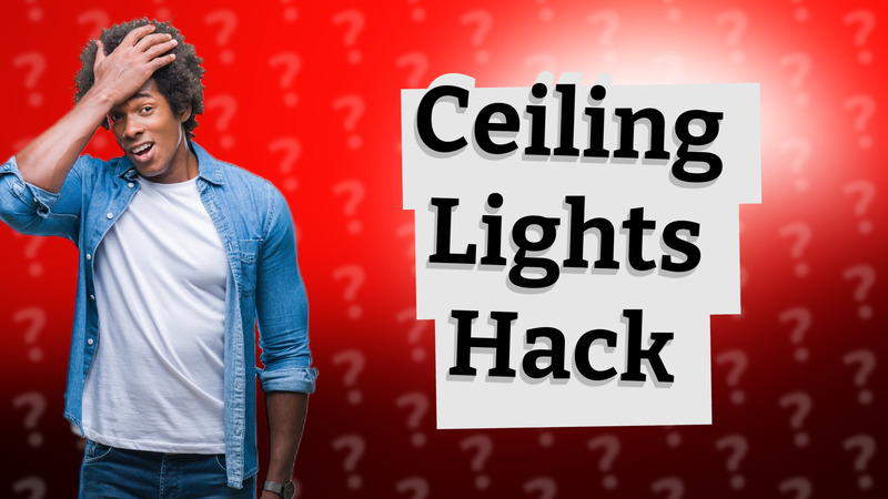 Ceiling Lights Hack